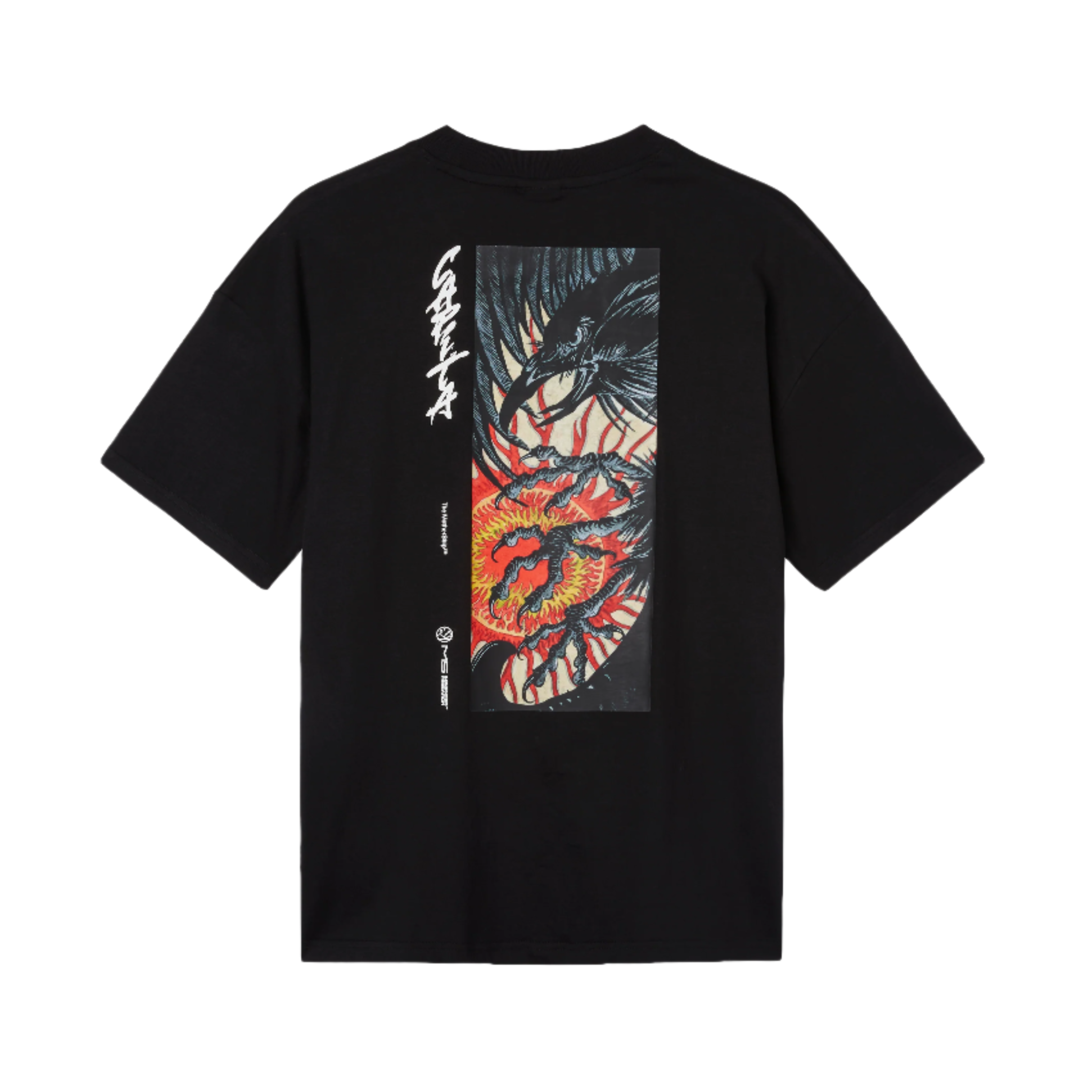 CAPiTA - Kazu Short Sleeve Tee 2026 is shown in a black color with white lettering and a graphic of a man's face on the front.