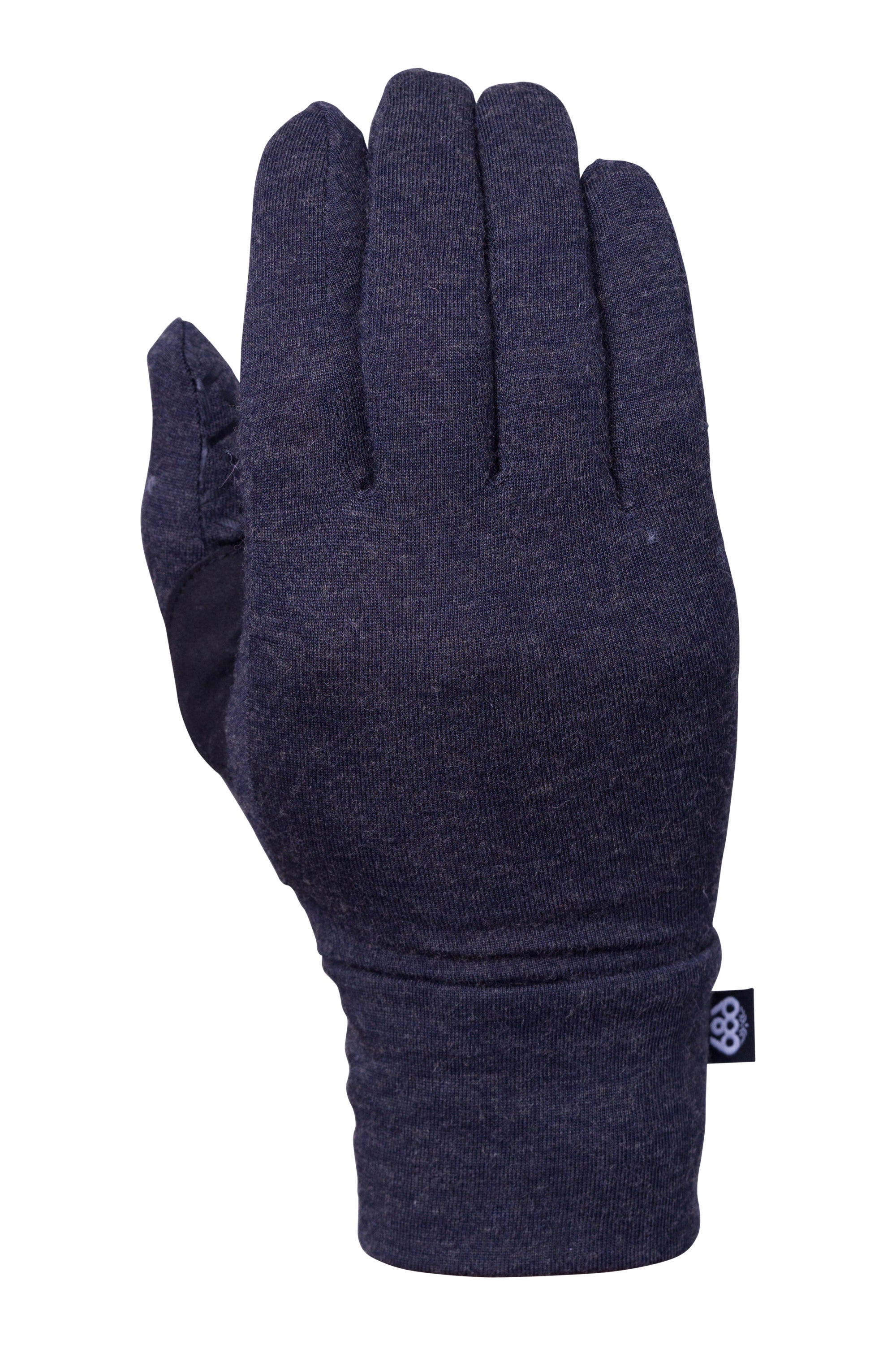 The 686 Women's GORE-TEX SMARTY® 3-in-1 Gauntlet Mitt has a dark heather gray color and appears to be shown in the back view, with an insulated hood visible.
