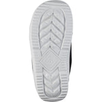 Salomon Junior Project BOA Snowboard Boots 2025 - White snowboard boots with a black logo on the side and a silver BOA dial.