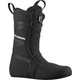 Salomon Women's Pearl BOA Snowboard Boots 2025 - Black snowboard boots with a textured pattern on the upper material and white lettering that reads "Pearl".