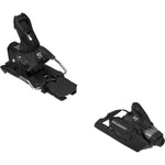 Salomon Strive 16 MN Ski Bindings - Black ski bindings with silver hardware and a black plastic body.