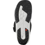 Salomon Men's Dialogue Dual BOA Snowboard Boots - Black snowboard boots with a white sole and black laces.