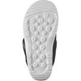 Salomon Junior Whipstar BOA Snowboard Boots 2025 - Black snowboard boots with white accents and a textured outsole.