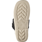 Salomon Faction BOA Snowboard Boot 2026 - A black snowboard boot with a white sole and silver buckles.