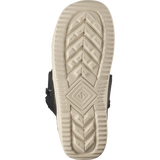 Salomon Faction BOA Snowboard Boot 2026 - A black snowboard boot with a white sole and silver buckles.