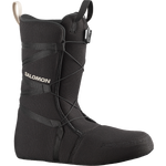 Salomon Faction BOA Snowboard Boot 2026 - A black snowboard boot with a white logo on the side and a silver BOA dial at the top.