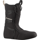 Salomon Faction BOA Snowboard Boot 2026 - A black snowboard boot with a white logo on the side and a silver BOA dial at the top.