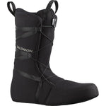 Salomon Men's Faction BOA Snowboard Boots 2025 - Black snowboard boots with a textured pattern on the upper material and silver metal hardware.