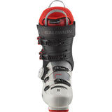 Salomon Men's S/PRO SUPRA BOA 120 Ski Boots - Black ski boots with red accents and white laces.