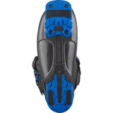 Salomon Men's S/PRO SUPRA BOA 120 Ski Boots - Black ski boots with blue accents and a textured rubber sole.