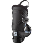 Salomon Junior Team T2 Ski Boots 2025 - Black ski boots with a textured pattern on the side and silver buckles.