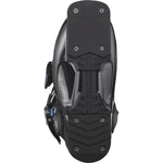 Salomon Junior Team T2 Ski Boots 2025 - Black ski boots with a silver logo on the side and blue accents.