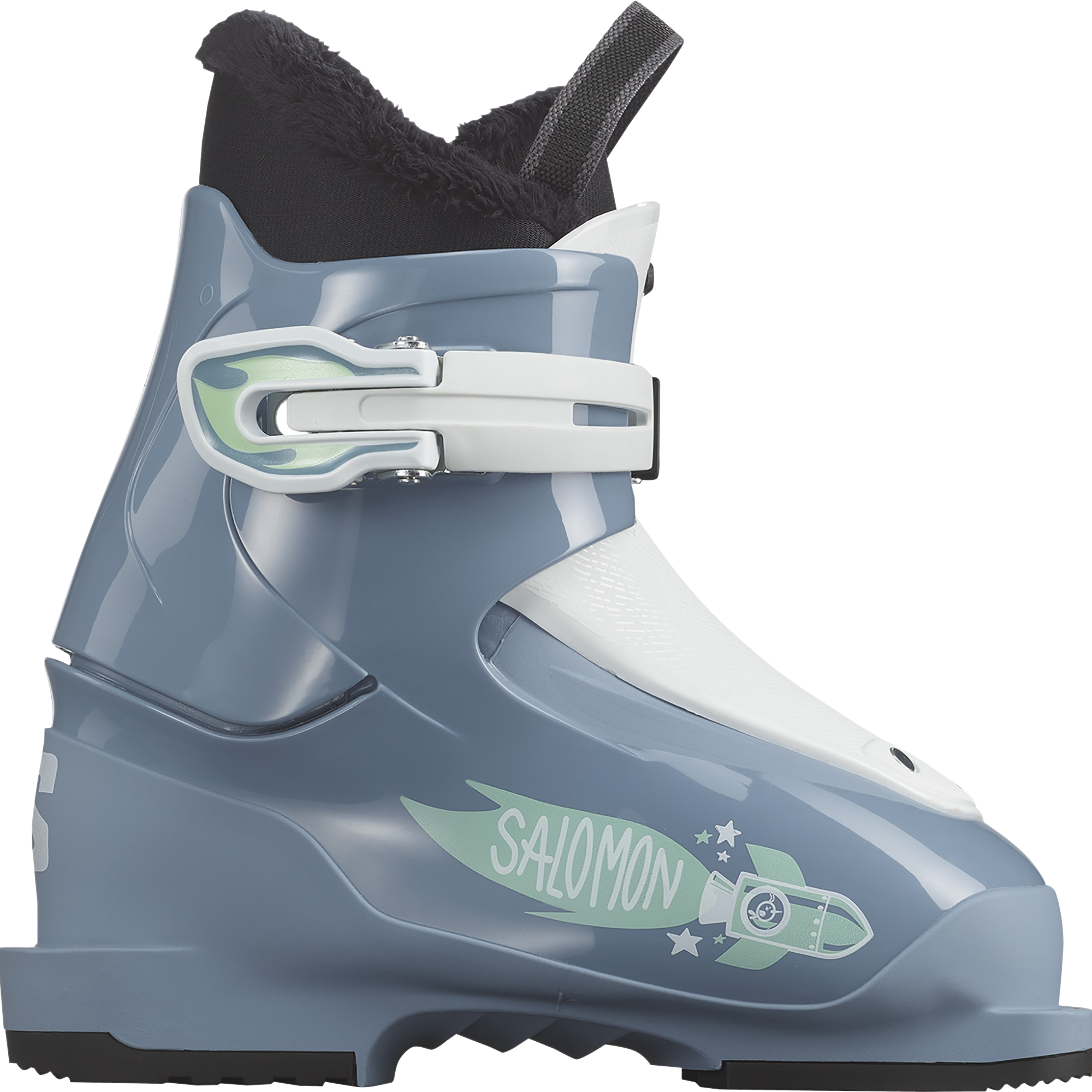 Salomon T1 Kids Ski Boots 2024 17 Copen Blue