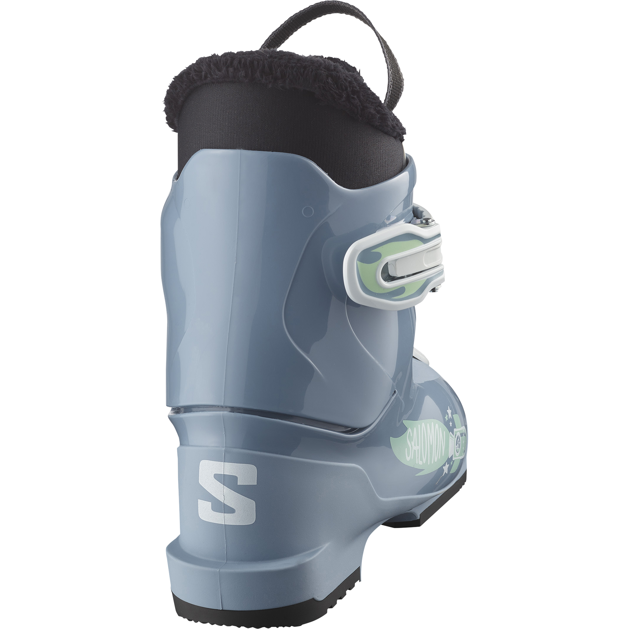 Salomon T1 Kids Ski Boots 2024 17 Copen Blue