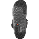 Salomon X-Approach Lace BOA Snowboard Boot - A black snowboard boot with a red logo on the side and a BOA dial at the top.