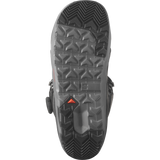 Salomon X-Approach Lace BOA Snowboard Boot - A black snowboard boot with a red logo on the side and a BOA dial at the top.