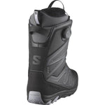 Salomon Women's Ivy SJ BOA Snowboard Boot - A black snowboard boot with a white logo on the side and a silver BOA dial on the top.