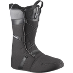 Salomon Women's Ivy BOA Straight Jacket Snowboard Boot - A black snowboard boot with a textured pattern on the upper material and a white logo on the side.