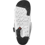 Salomon Launch SJ BOA Snowboard Boots 2026 - White snowboard boots with black accents and a textured outsole.