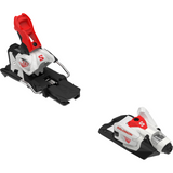 Salomon Strive 16 Multinorm Ski Bindings - White ski bindings with red and black accents, featuring a white "S" logo on the top plate.