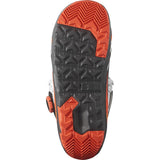 Salomon Torment X Approach Lace BOA Snowboard Boots - Black snowboard boots with orange accents and a white logo on the side.