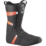 Salomon Torment X Approach Lace BOA Snowboard Boots 2025 - Black snowboard boots with a textured pattern on the toe and heel, featuring a BOA closure system.