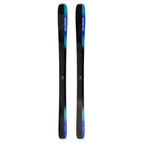 Salomon Stance 90 Skis 2025 - Black skis with blue and white lettering on top.