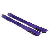 Salomon QST 98 Skis 2025 - A pair of purple skis with a subtle pattern and black Salomon logo on the top.