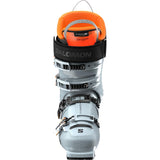 Salomon Men's S/PRO Alpha 120 GW Ski Boots 2025 - A pair of black ski boots with silver buckles and straps, featuring a textured pattern on the tongue.