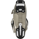 Salomon Women's S/PRO Alpha 100 GW Ski Boots 2025 - A pair of tan ski boots with a textured black and white pattern on the toe area.