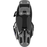 Salomon Women's S/PRO Alpha 80 GW Ski Boots 2025 - Black ski boots with a textured, rubberized toe cap and silver buckles.