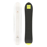 Salomon HPS - Sickstick Snowboard 2025 - A black snowboard with yellow speckles and a bright yellow tip at the bottom.