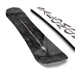 Salomon Craft Snowboard 2025 - A black snowboard with a white logo and purple accents on the top left corner.