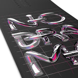 Salomon Women's No Drama Snowboard 2025 - A black snowboard with a white and pink logo on top.