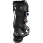 Salomon Women's S/PRO SUPRA 80 GW Ski Boots 2025 - Black ski boots with white lettering and a textured pattern on the side.