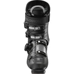 Salomon Men's S/PRO SUPRA BOA X100 Ski Boots - Black ski boots with silver buckles and straps.