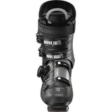 Salomon Men's S/PRO SUPRA BOA X100 Ski Boots - Black ski boots with silver buckles and straps.