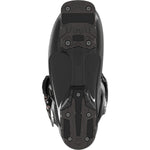 Salomon Women's S/PRO SUPRA BOA X90 Ski Boots 2025 - Black ski boots with a textured pattern on the toe and heel areas, featuring silver buckles and straps.