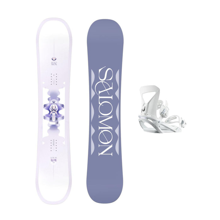 Salomon Women's Lotus Snowboard with Spell Bindings 2025