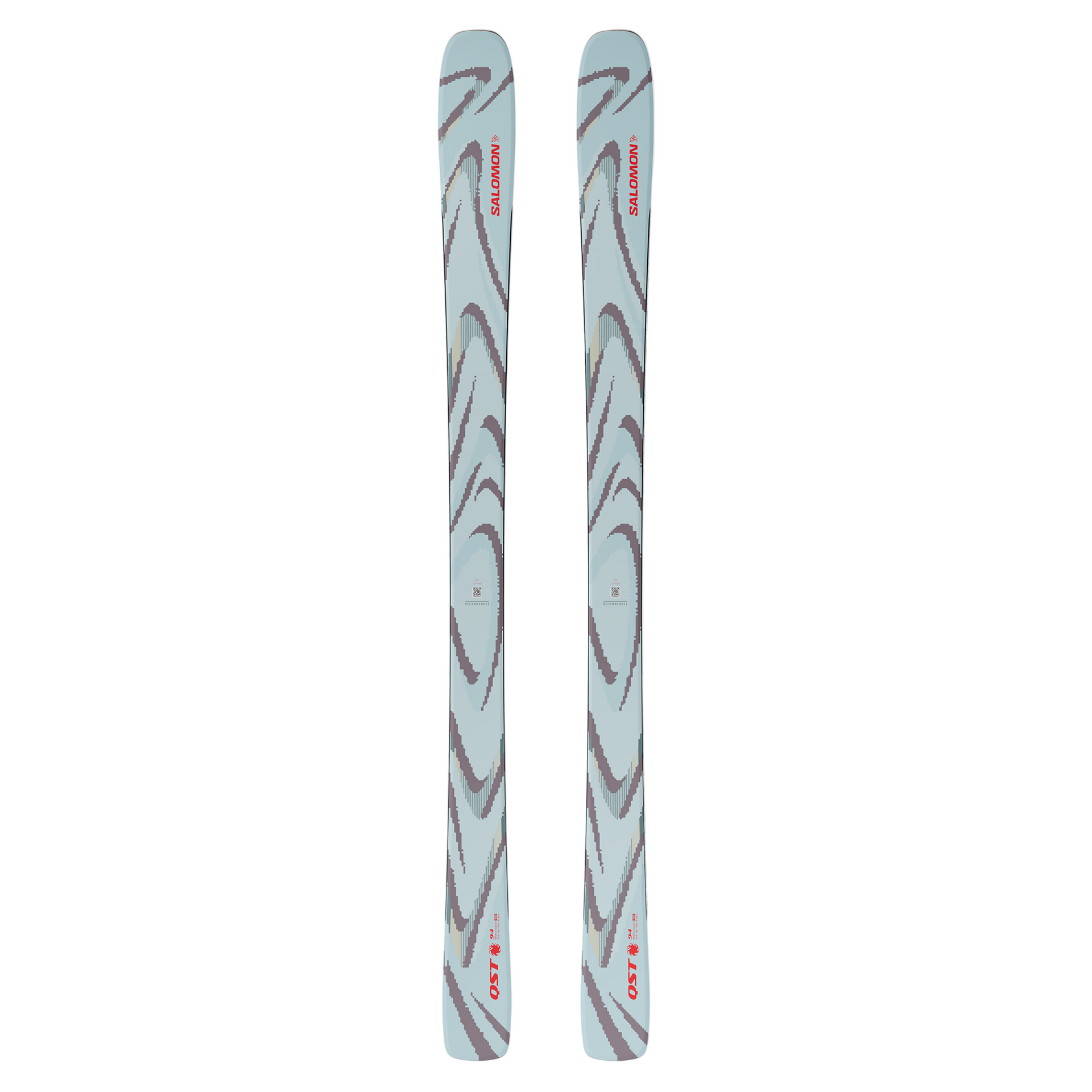 Salomon スキーシール 88mm 184cm 2026 QST 94 Skis – Freeride Versatility Meets All-Mountain Power