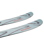 Salomon QST 94 Skis 2026 - A pair of skis with a light blue base and dark gray marbled pattern.