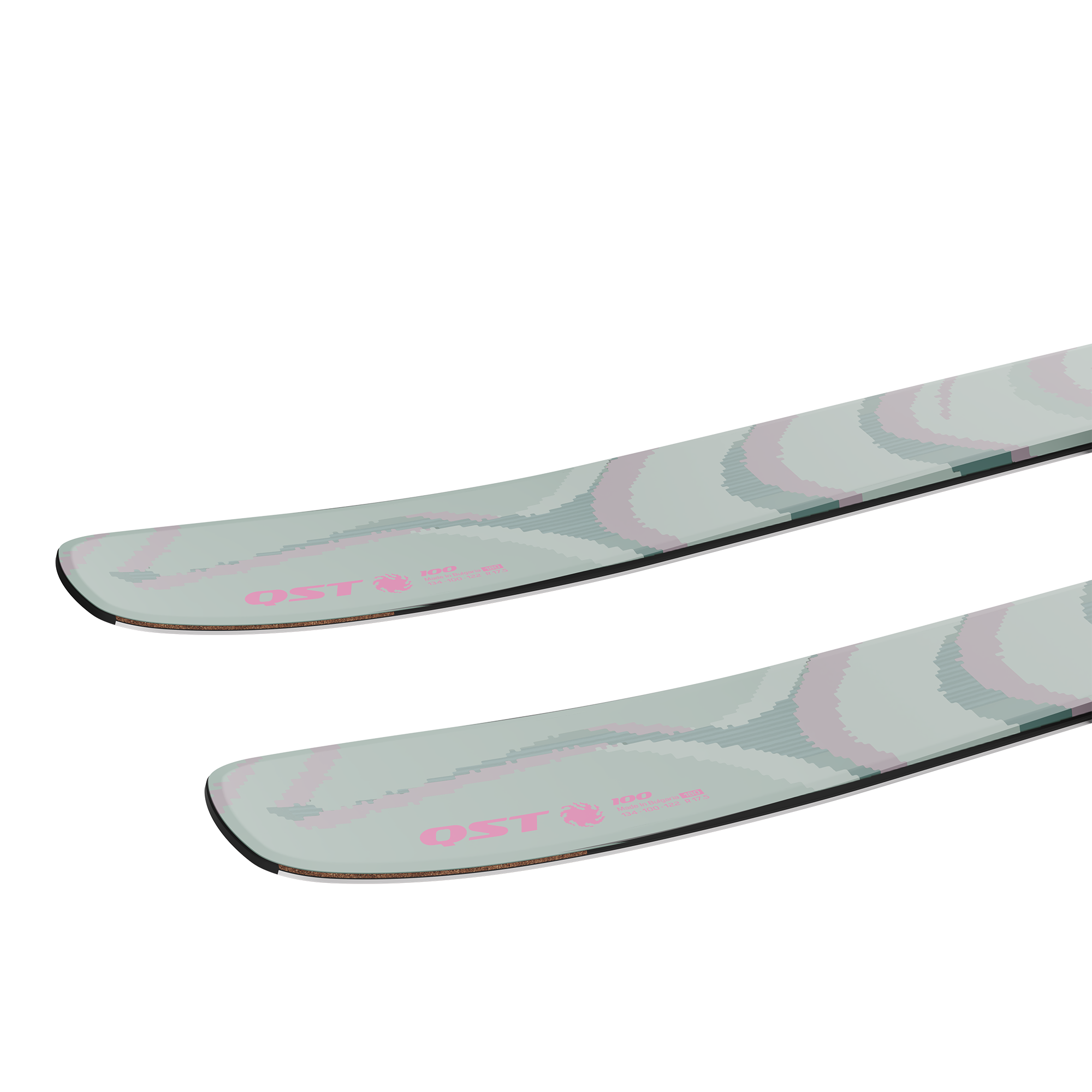 Salomon QST 100 Skis 2027 Black/Iceberg Green / 148