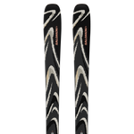 Salomon QST 94 Skis 2026 - Black skis with white and gray abstract design on top, bottom, and sides.