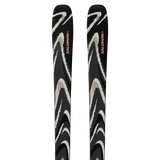 Salomon QST 94 Skis 2026 - Black skis with white and gray abstract design on top, bottom, and sides.