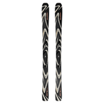 Salomon QST 94 Skis 2026 - Black skis with white and gray swirl pattern on top, black bases.