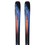 Salomon Stance Pro 90 Skis 2026 - A pair of skis with a blue and black color scheme, featuring a distinctive red stripe along their length.