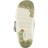 Salomon Women's Ivy BOA Straight Jacket Snowboard Boot - A women's snowboard boot with a predominantly white upper and black accents, featuring a BOA closure system on the side.