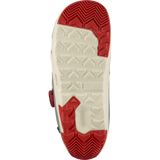 Salomon Launch SJ BOA Snowboard Boots 2026 - A pair of snowboard boots with a predominantly black upper and red accents on the tongue, heel, and sole.