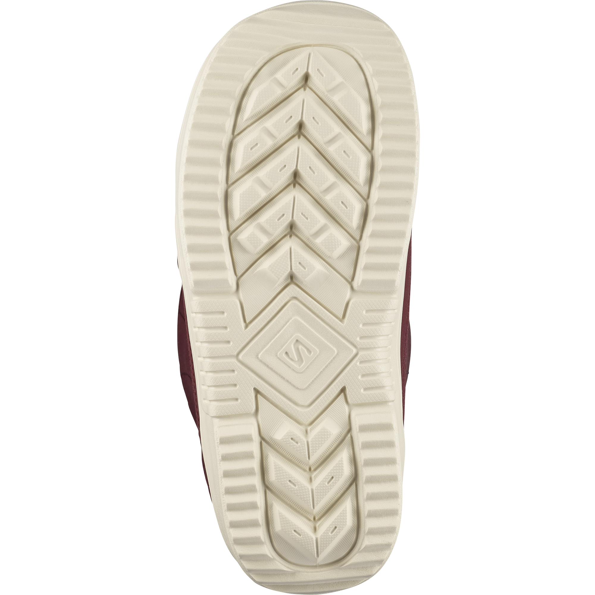 Salomon Women's Pearl BOA Snowboard Boots 2026 - A pair of snowboard boots with a white and black color scheme, featuring a distinctive BOA closure system on the side.