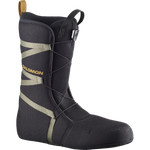 Salomon Faction BOA Snowboard Boot 2026 - A black snowboard boot with a textured pattern and yellow accents on the side.